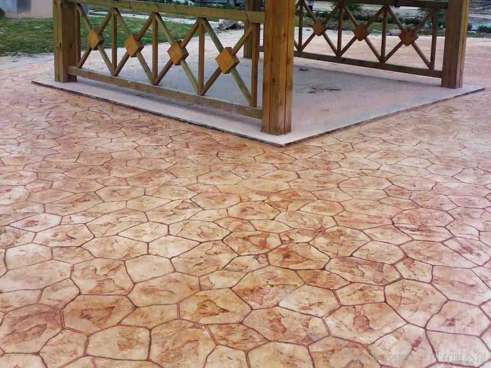 彩色藝術(shù)地坪，壓花地坪